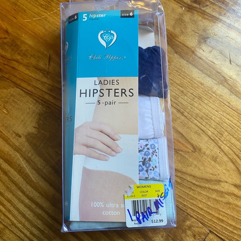 Chili Pepper Women’s Hipster Panties